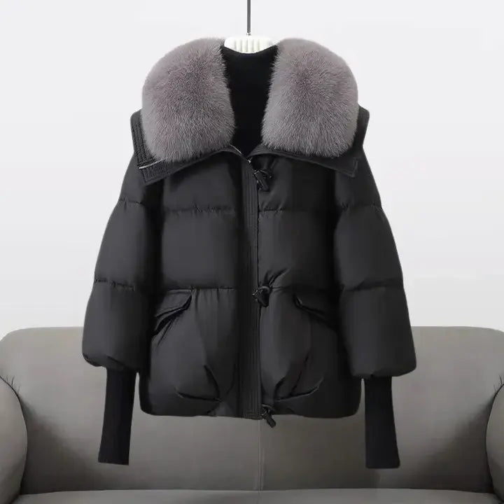 Ivy™ - Luxurious Winter Coat with Fur Collar