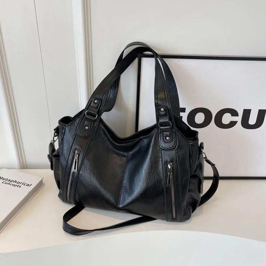 Luna™ - Elegant Leather Shoulder Bag