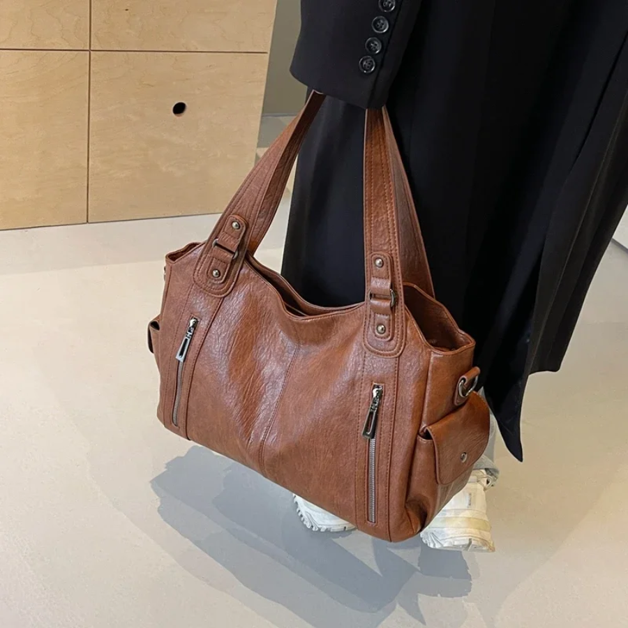 Luna™ - Elegant Leather Shoulder Bag