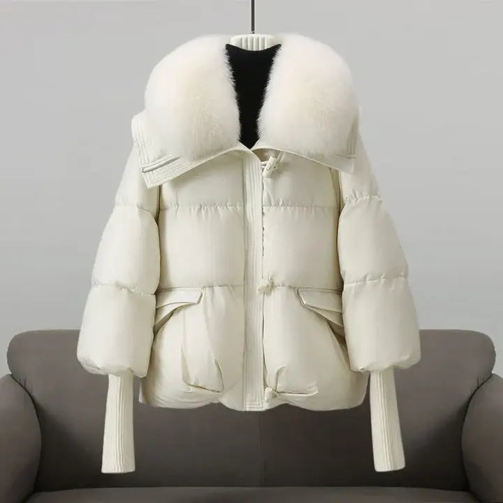 Ivy™ - Luxurious Winter Coat with Fur Collar