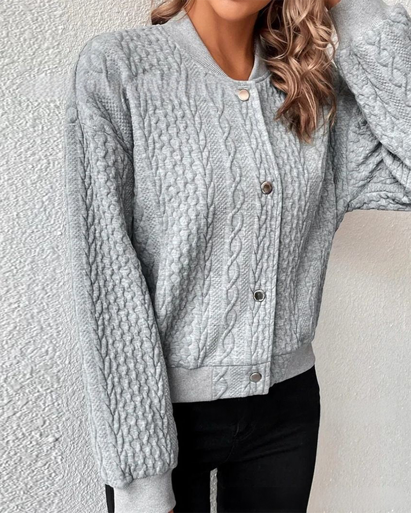 Harper™ - Beautiful Knitted Short Cardigan – With Handmade Details