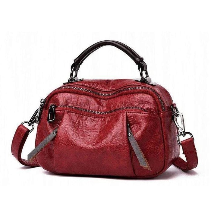 Evie™ - Handmade Multi Pocket Soft Leather Bag