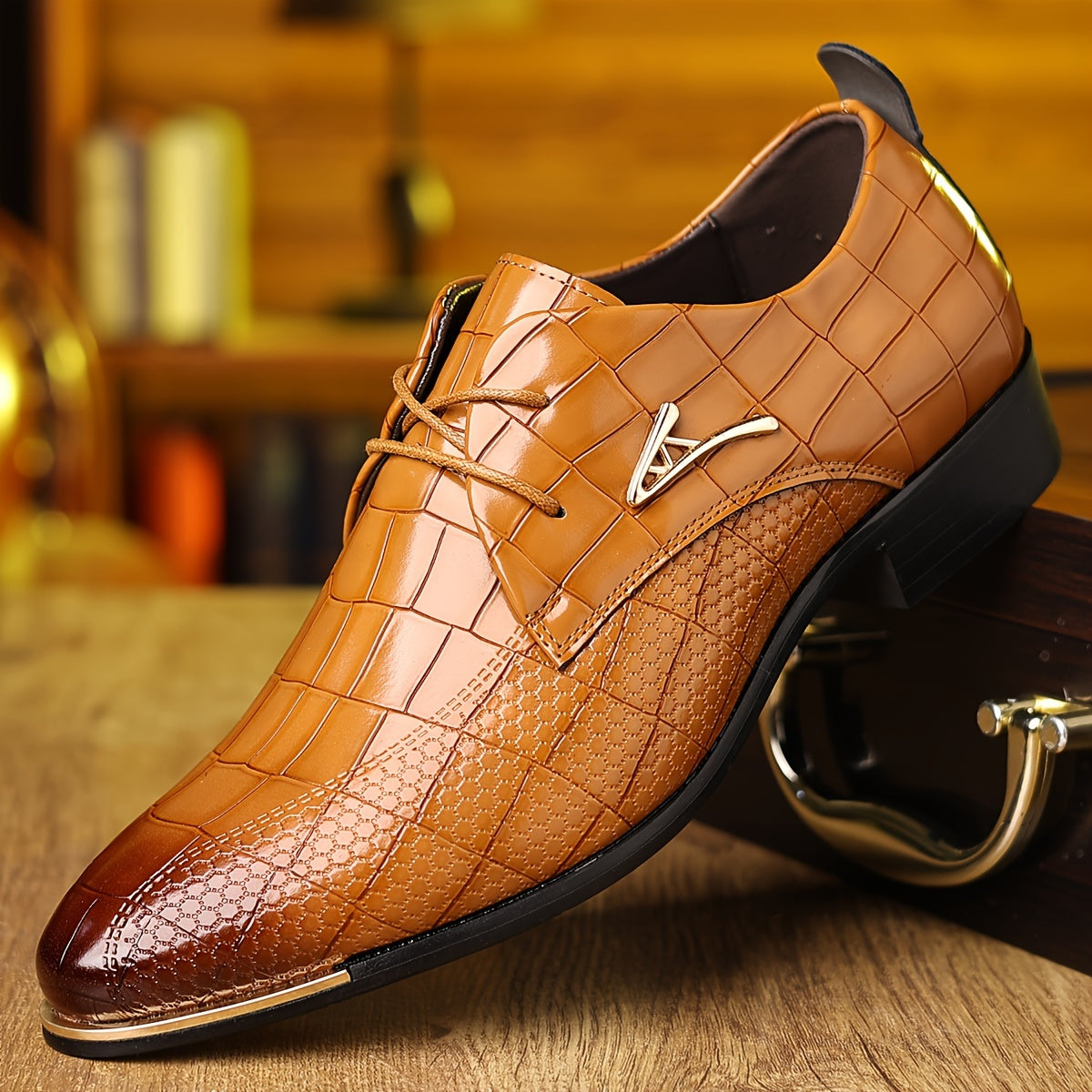 Langford Vintage Appeal | Leather Oxford Shoes