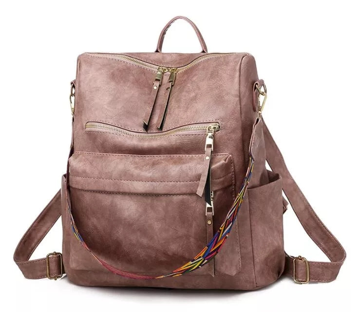 Lotta™ - Elegant Soft Leather Backpack