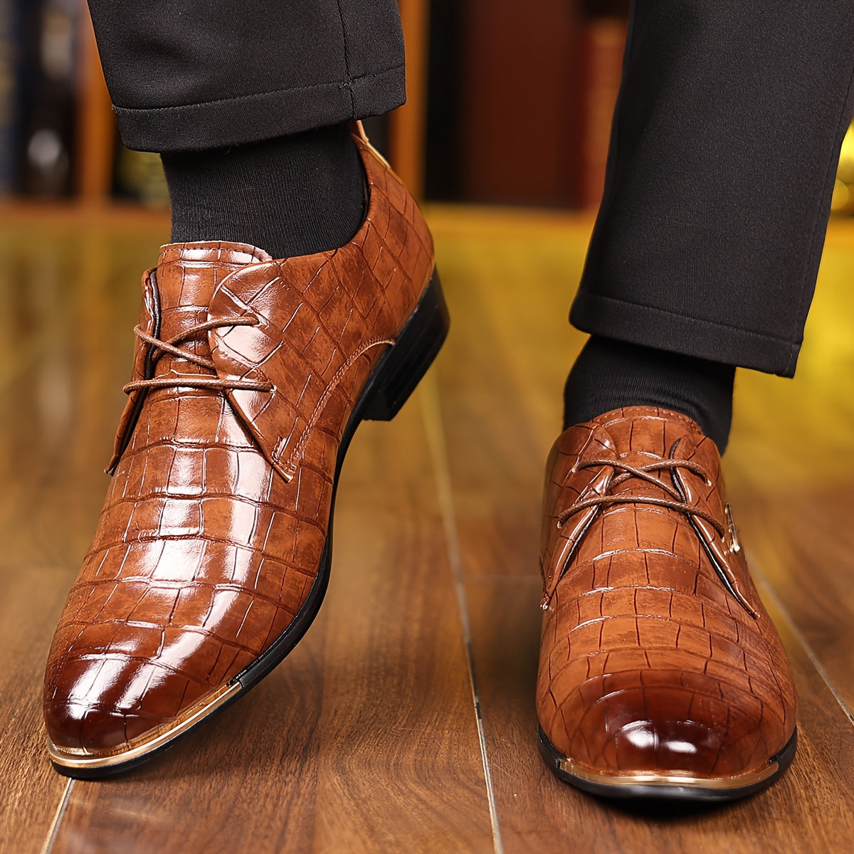 Langford Vintage Appeal | Leather Oxford Shoes