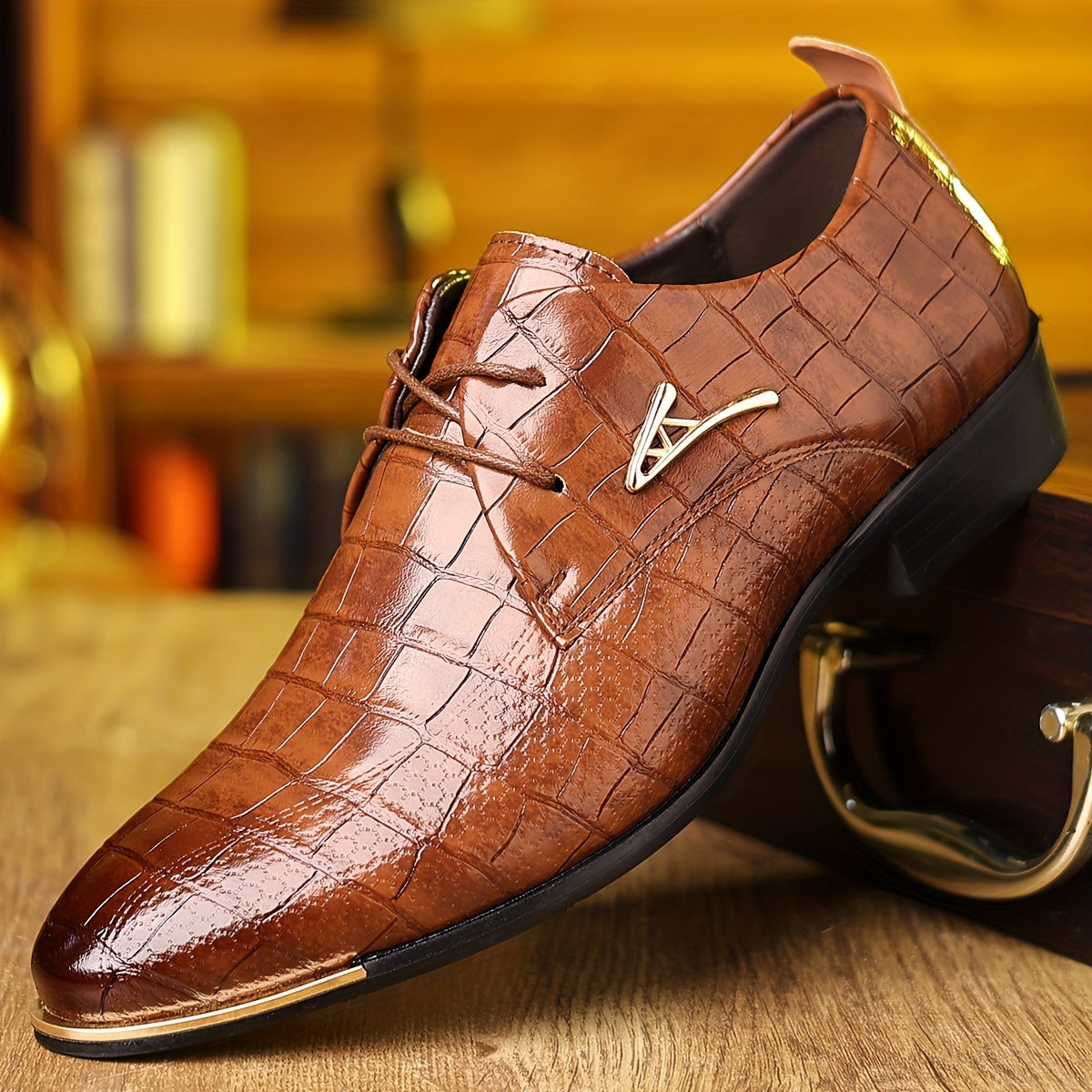 Langford Vintage Appeal | Leather Oxford Shoes