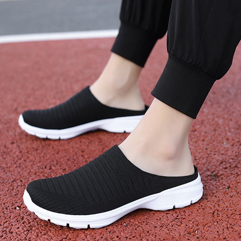 Breathable Comfortable Light Half Slippers For Woman