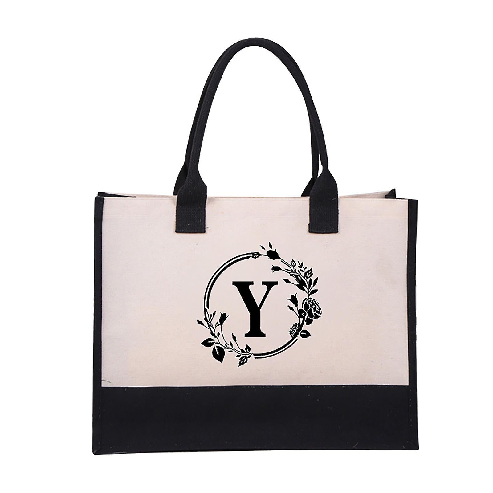 Remi™ - Letter Personalized Tote Bag