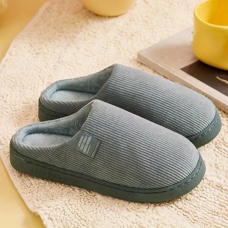 CloudWalk™ - Stylish Plush Warm Slippers