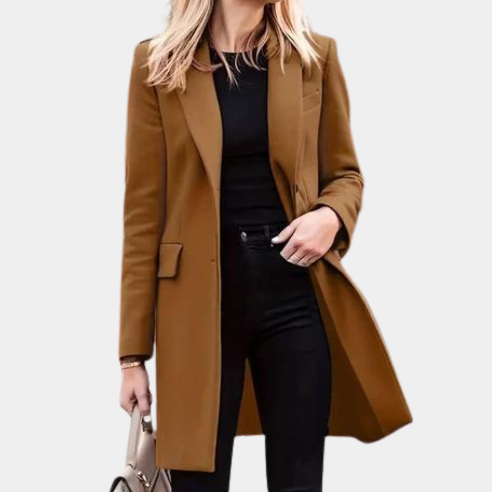 Amelia | Elegant Longline Coat