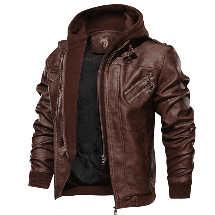 Max™ - Stylish Leather Bomber Jacket