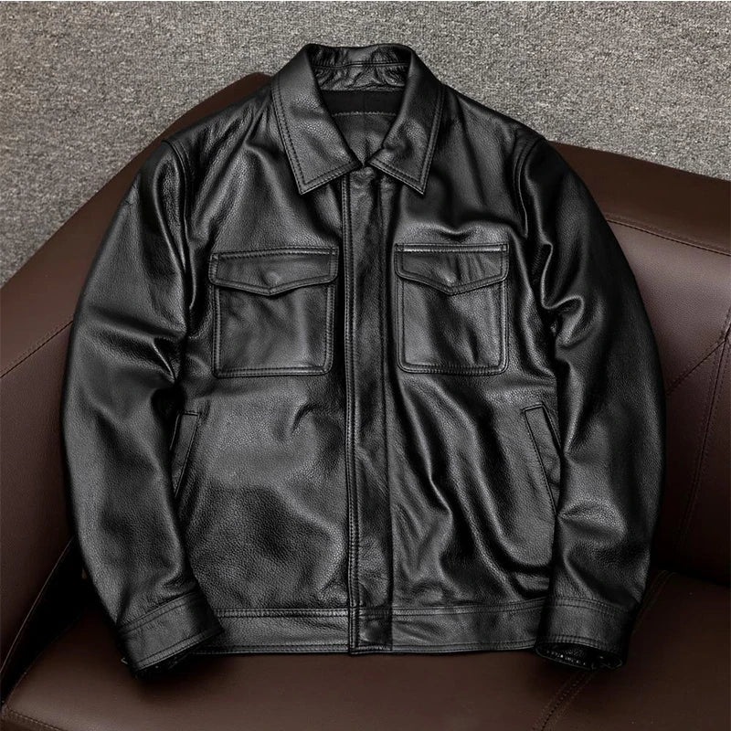 Elliot™ - Vintage Vegan Leather Jacket