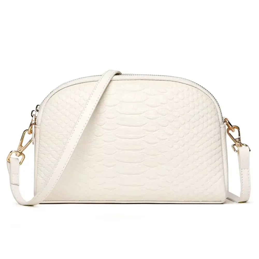 Isabella Croc-Pattern Mini Crossbody Bag