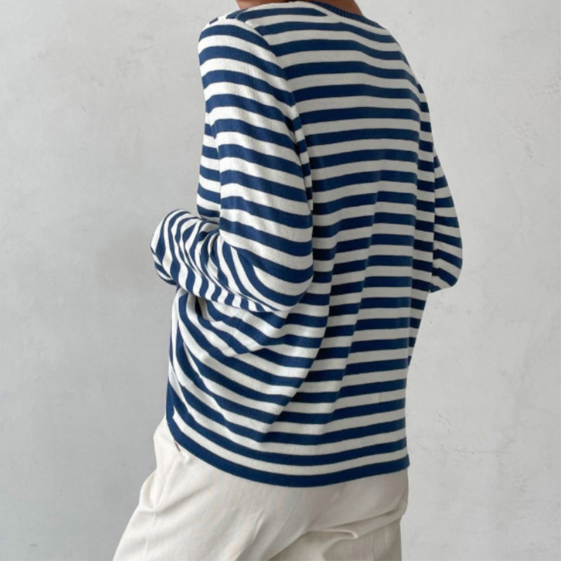 Grace™ - Elegant Striped Shirt