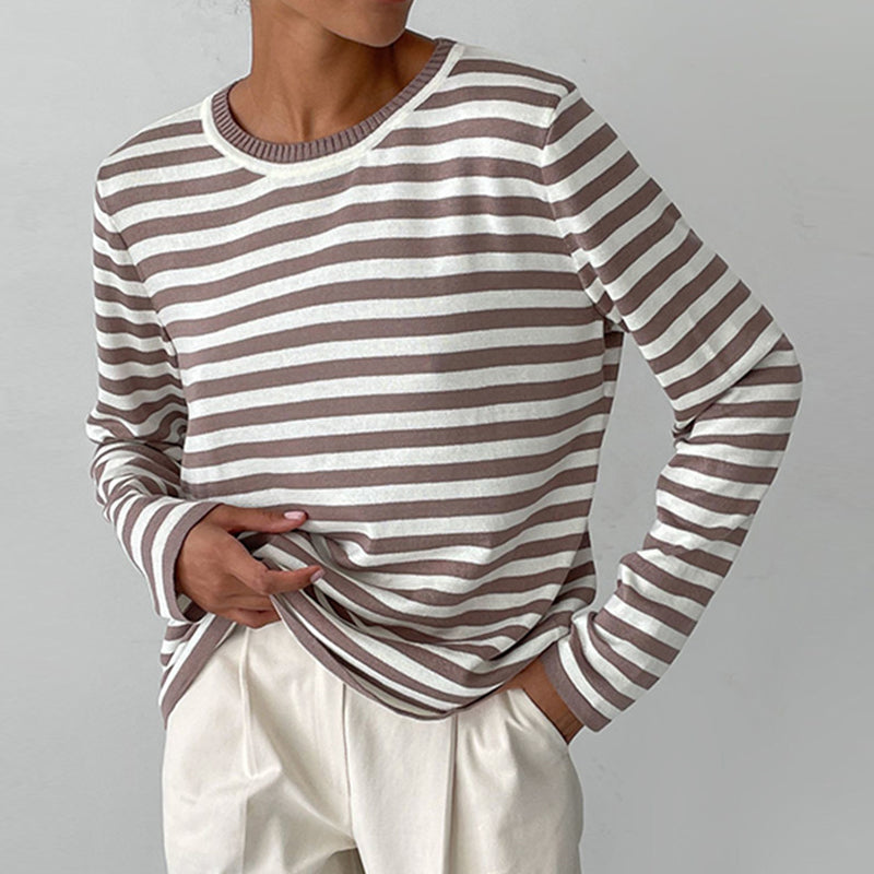 Grace™ - Elegant Striped Shirt