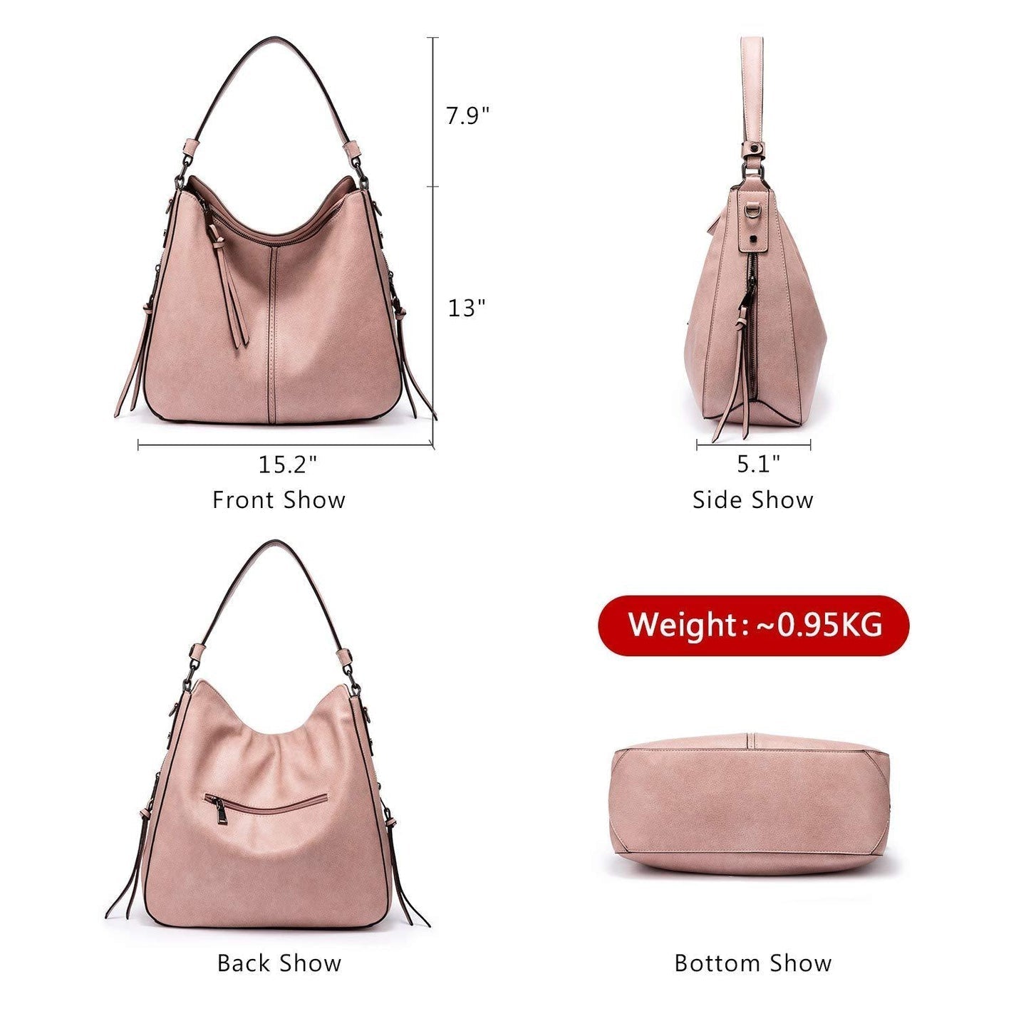 Lottie™ - Large Capacity Elegant Leather Tote Bag