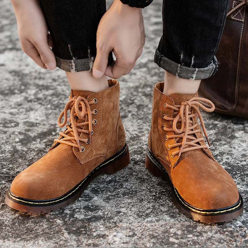 Trailblazer’s Rugged Comfort | Suede Boots