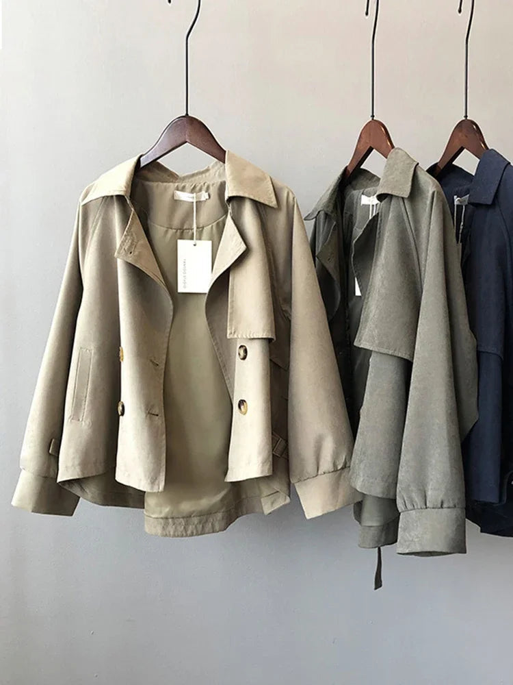 Harper™ - Comfortable Oversized Double Breasted Trench Coat