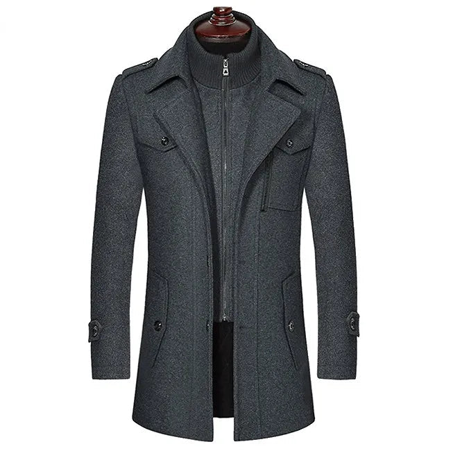 Jack™ - Stylish Elegant Wool Overcoat