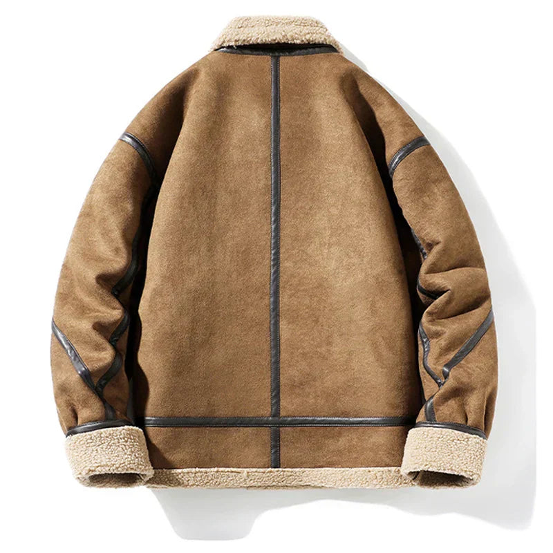 Benjamin™ - Vintage Style Warm Suede Jacket