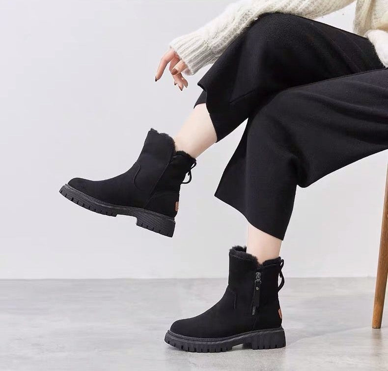 Evelyn™ - Modern Soft Fleece-Lined Ankle Boots