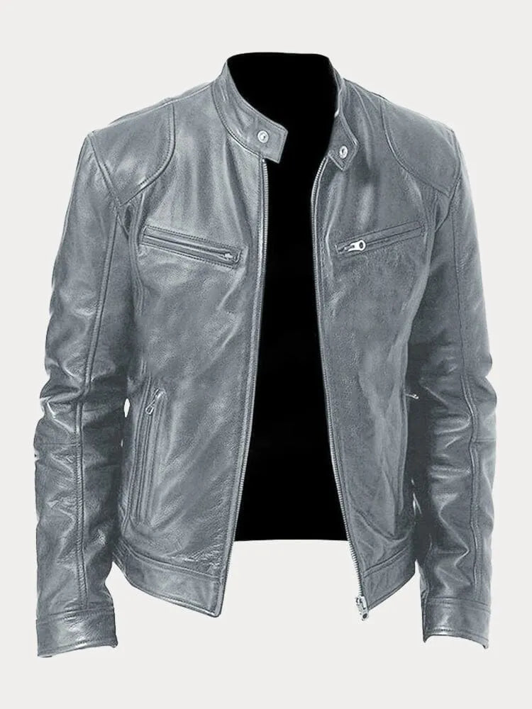 Owen™ - Stylish Casual Leather Jacket