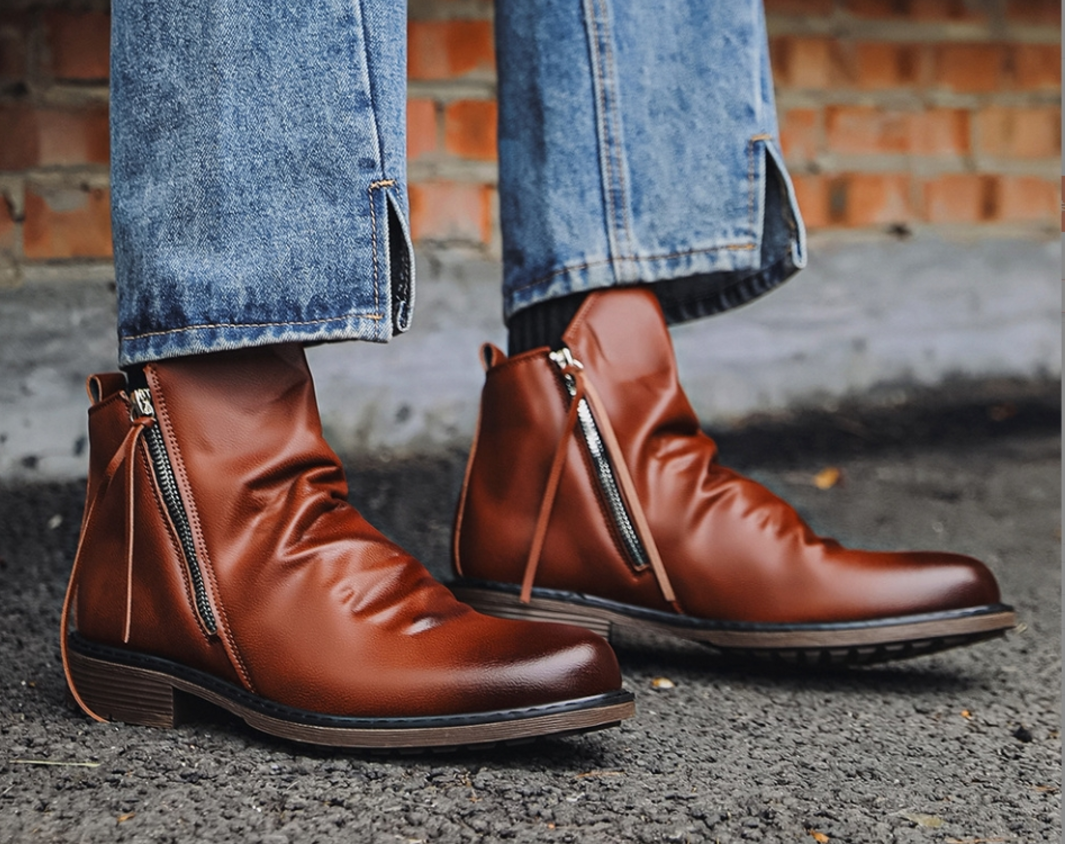 Leonardo™ - Leather Ankle Boots