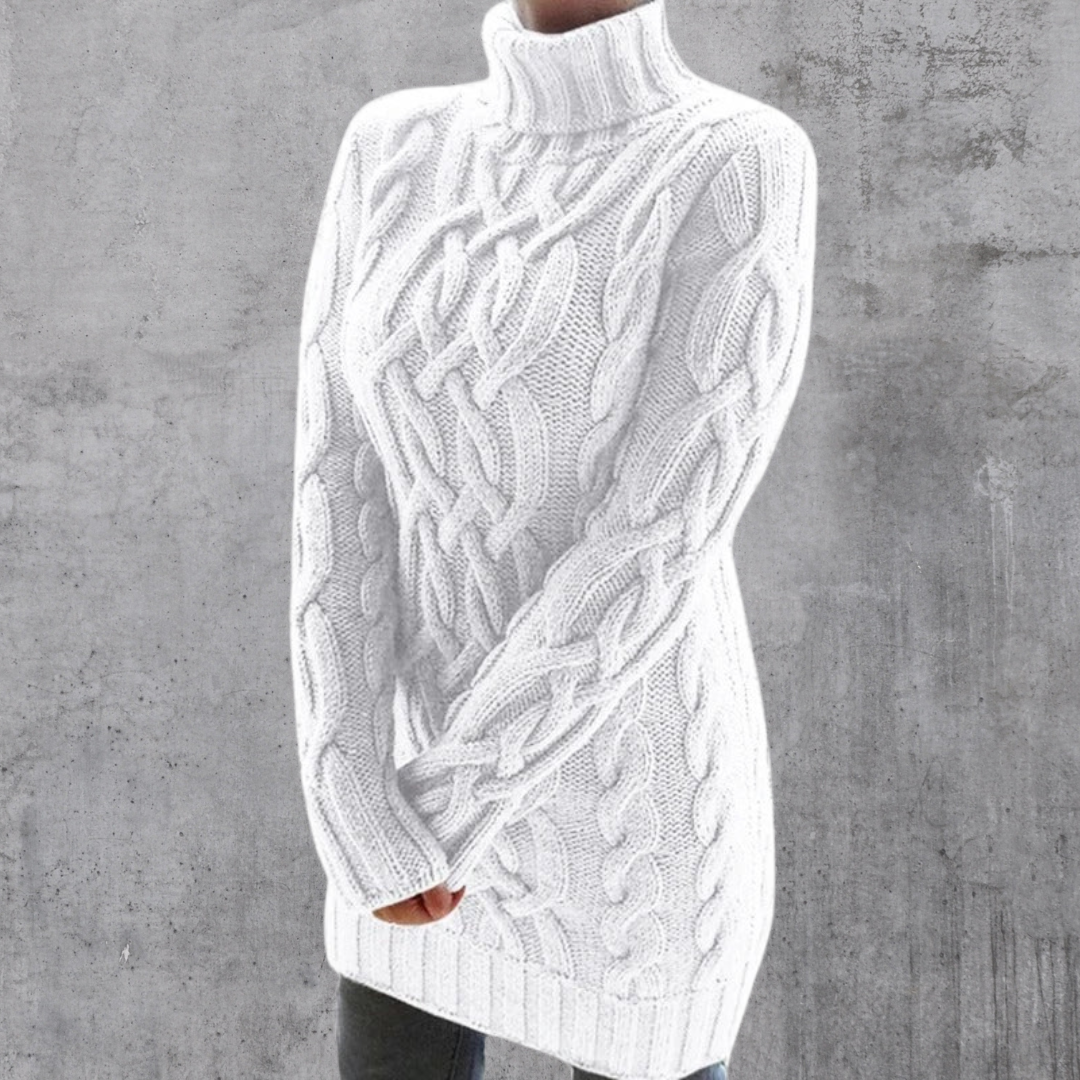 Scarlett™ - Stylish Warm Turtleneck Long Sweater