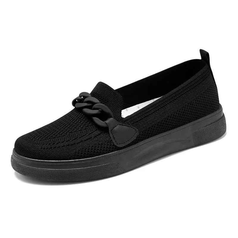 Meridian Glow - Elegant Flat Orthopedic Loafers For Women