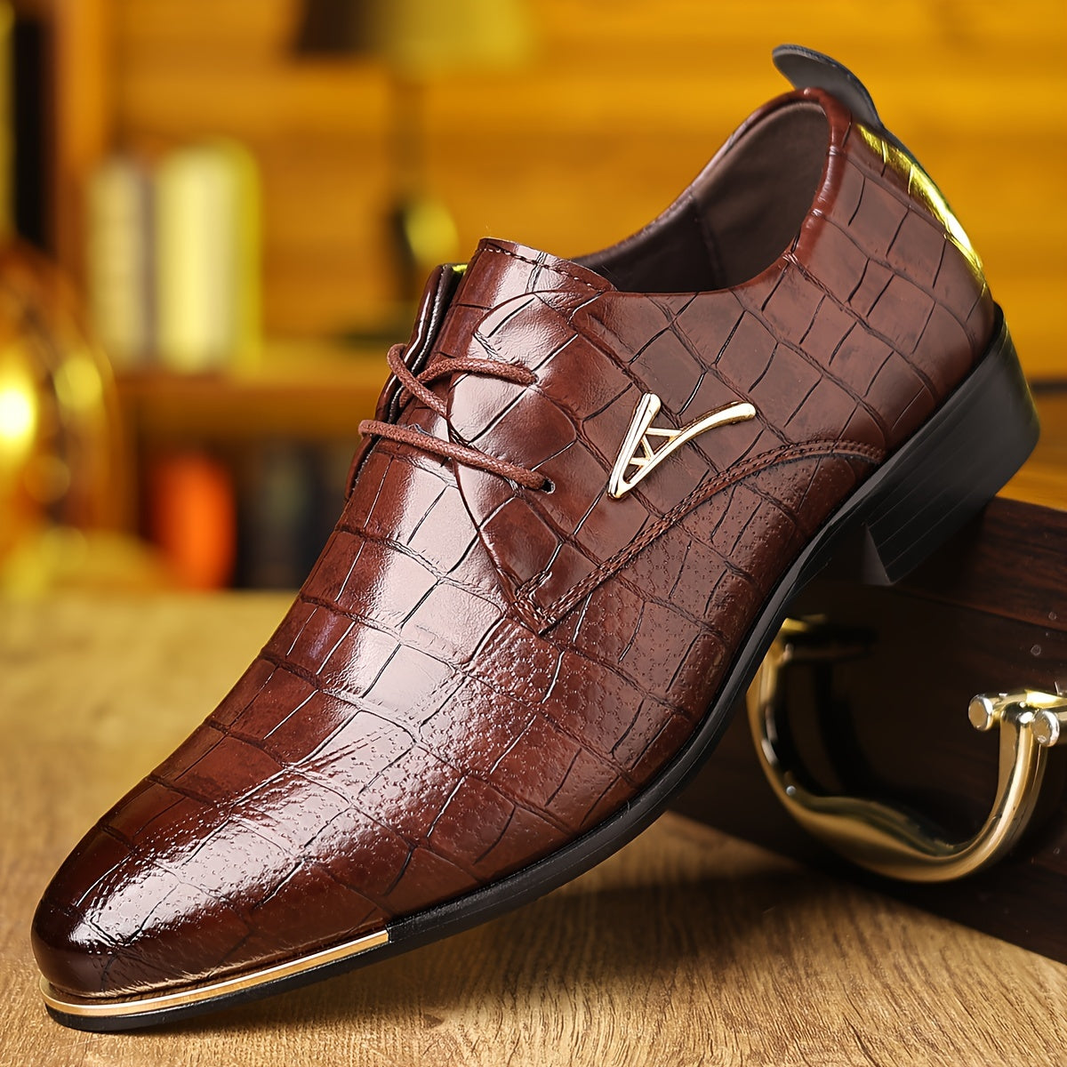 Langford Vintage Appeal | Leather Oxford Shoes