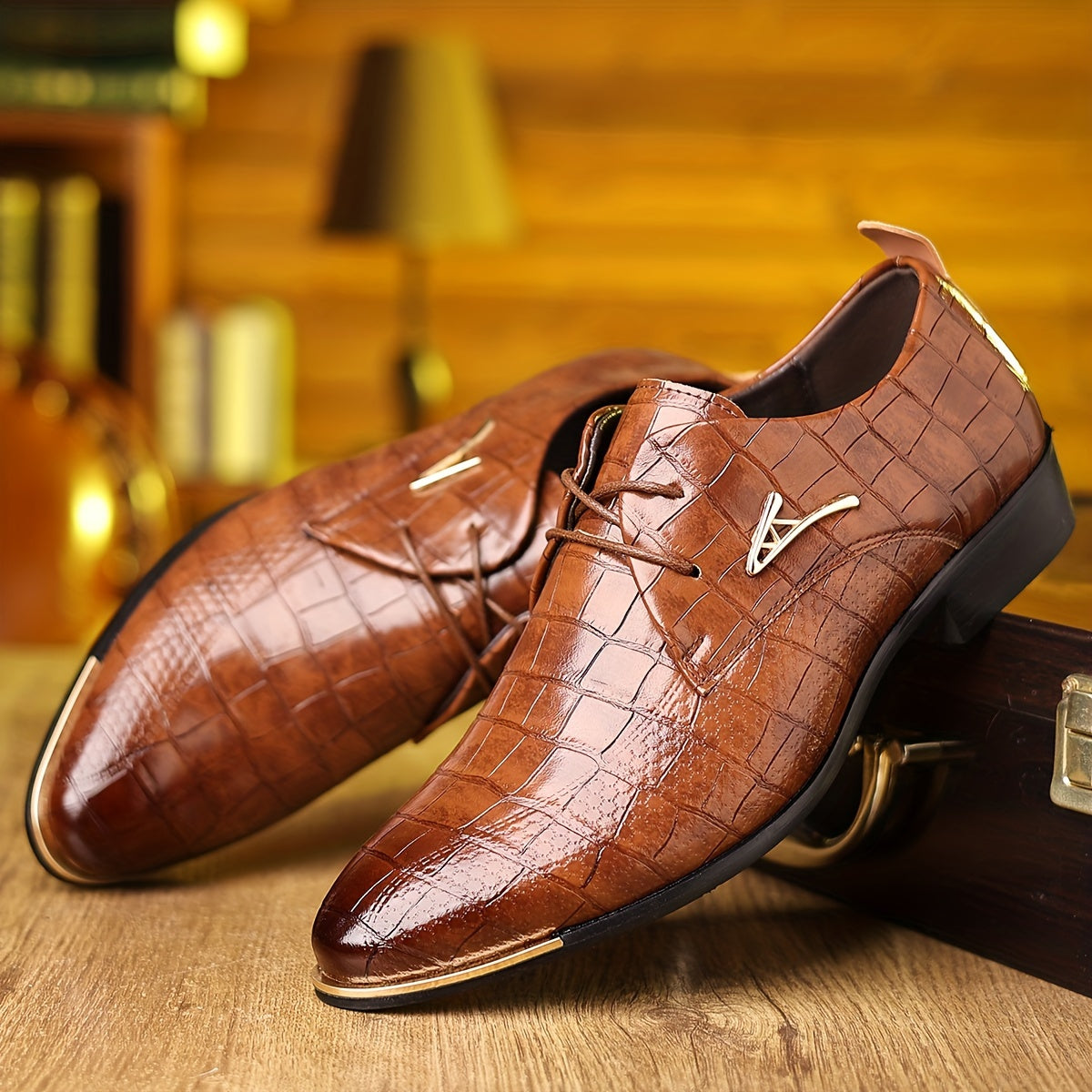 Langford Vintage Appeal | Leather Oxford Shoes