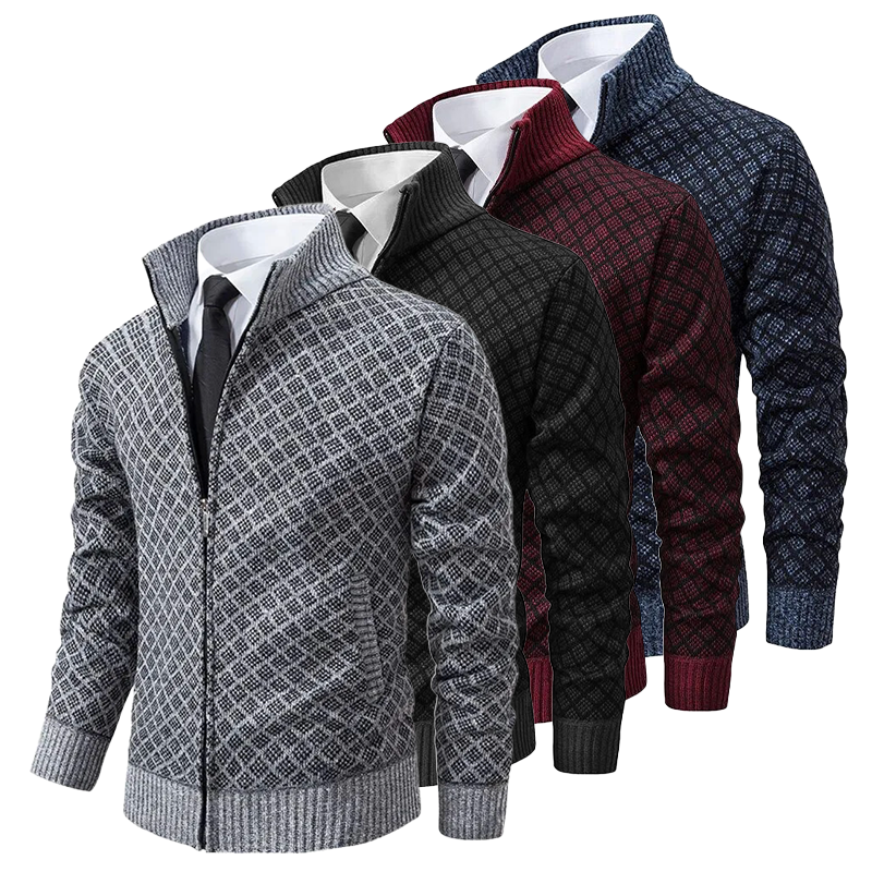 Samuel™ - Stylish Warm High Neck Knit Sweater