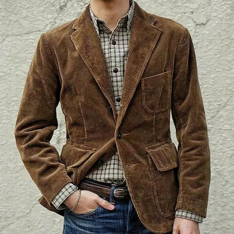 James™ - Stylish Vintage Corduroy Flared Jacket