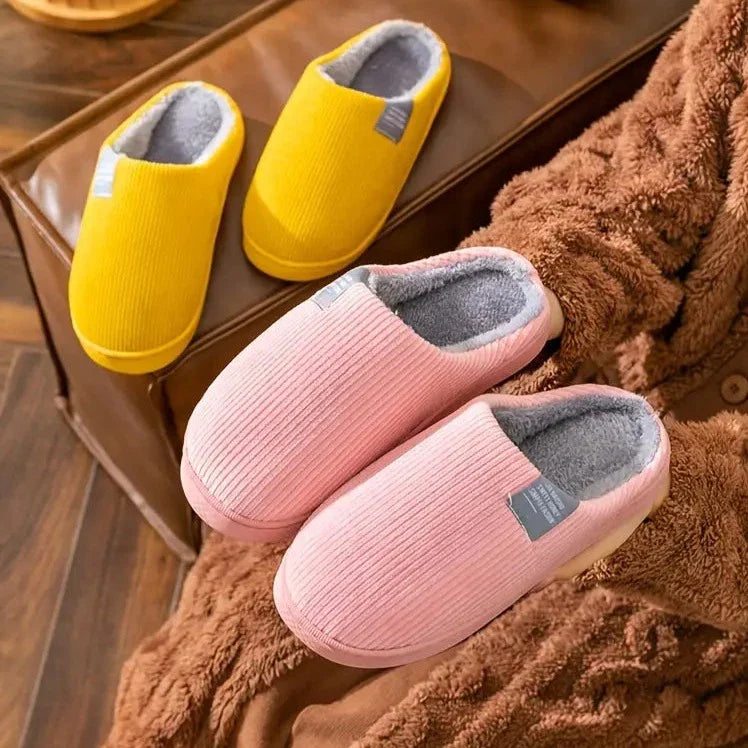 CloudWalk™ - Stylish Plush Warm Slippers