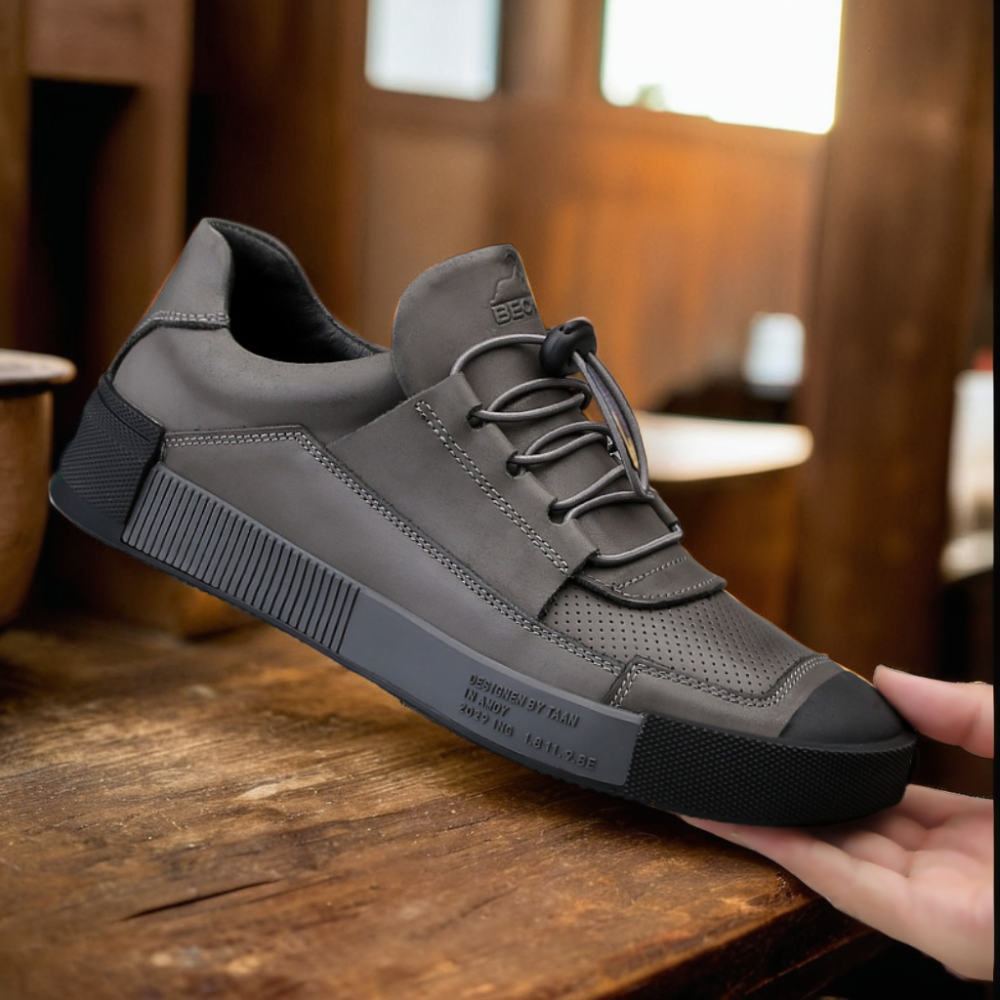 Maverick Genuine Leather Casual Lace-Up Shoes