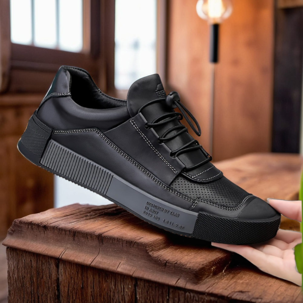 Maverick Genuine Leather Casual Lace-Up Shoes