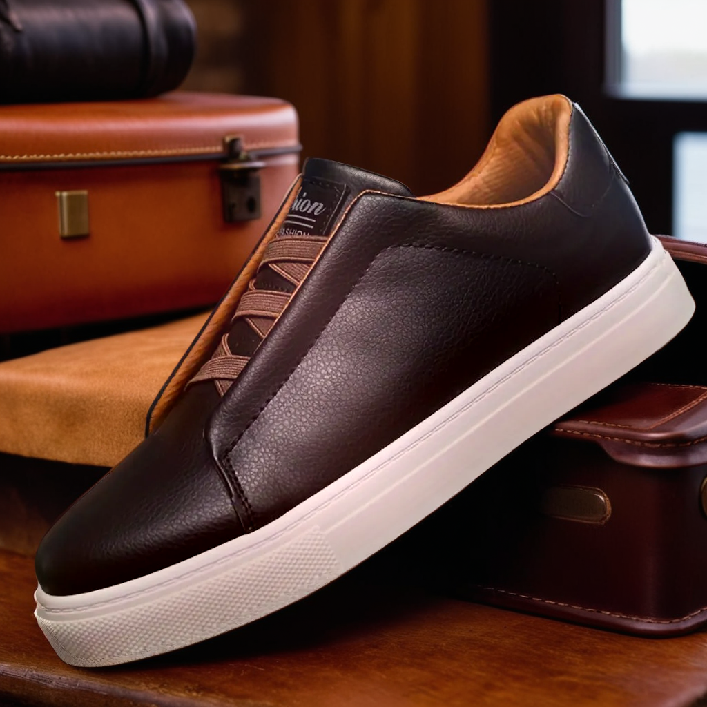 David's Timeless Sneakers | Soft Leather Comfort