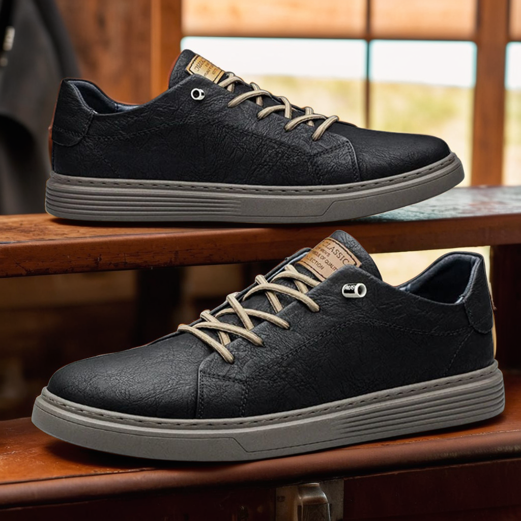 Summit Full-Grain Leather Sneakers