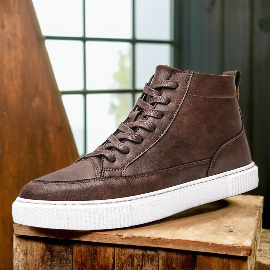 Urban Trek Leather Sneakers