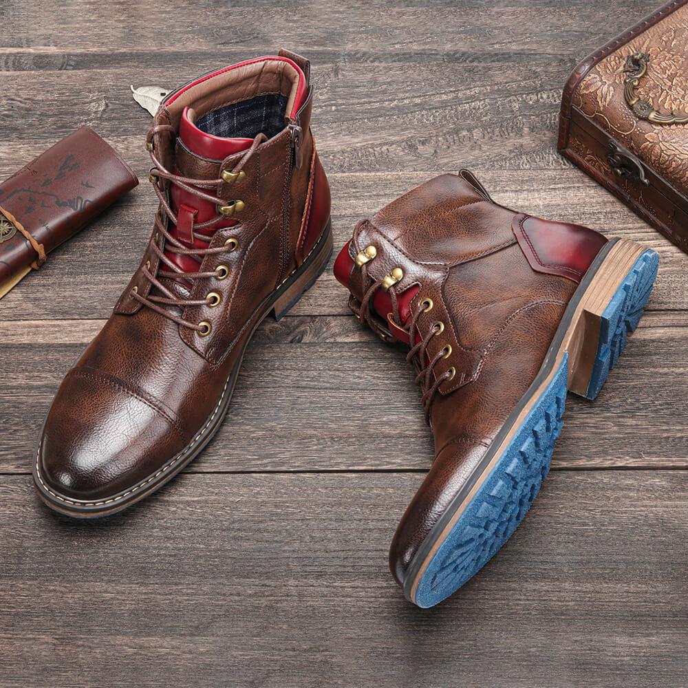 Bjarni - Handmade Premium Quality Leather Oxford Boots