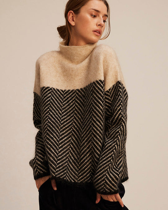 Abigail ™- Comfortable High Neck Cashmere Soft Sweater