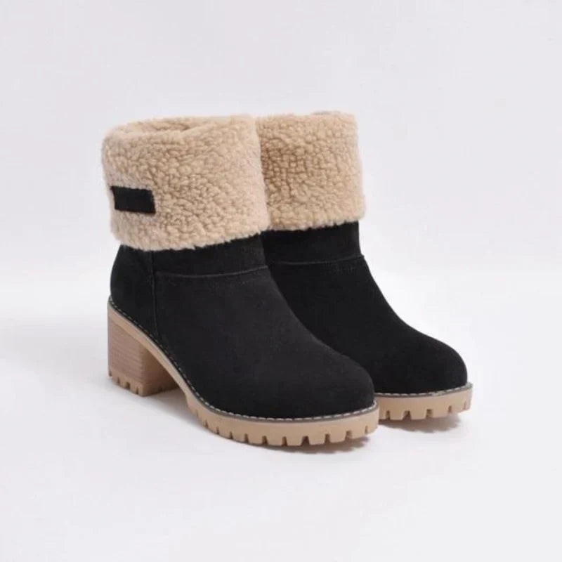 Jenny - Winter boots with double fur