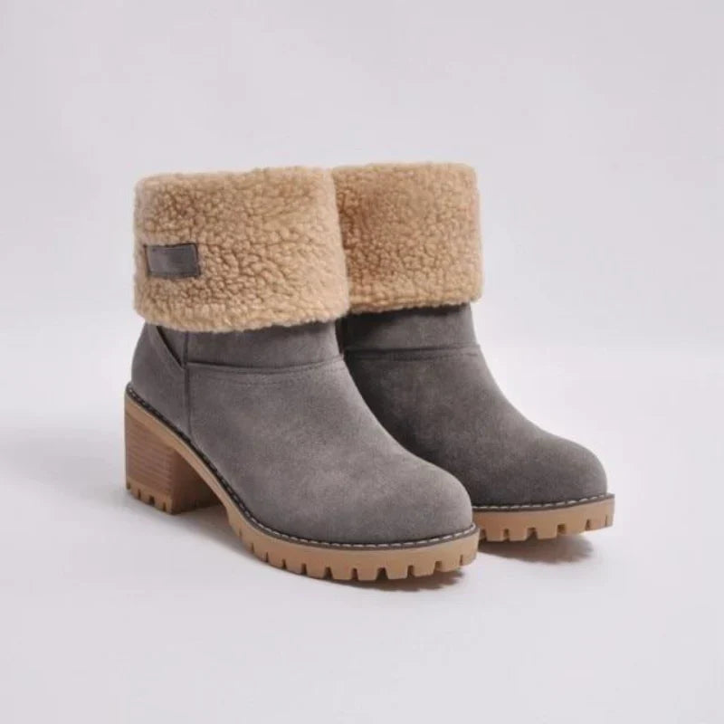 Jenny - Winter boots with double fur